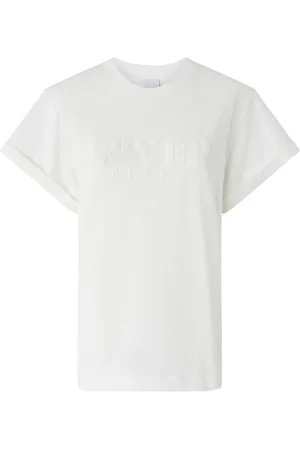 Pinko T-Shirt mit Logo-Prägung