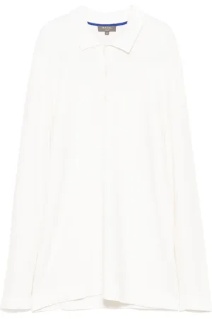 N.PEAL Moss Stitch Poloshirt