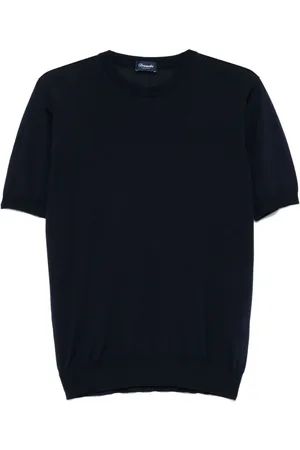 DRUMOHR Fein geripptes T-Shirt