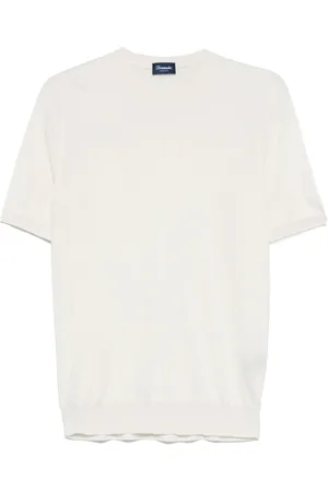 DRUMOHR Fein geripptes T-Shirt