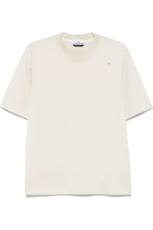 Stone Island T-Shirt mit Kompass-Stickerei