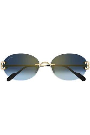 Cartier Runde Sonnenbrille
