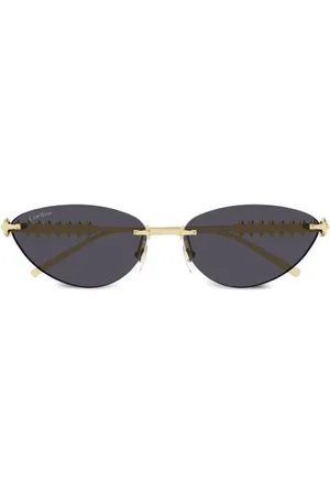 Cartier Sonnenbrille mit geometrischem Gestell