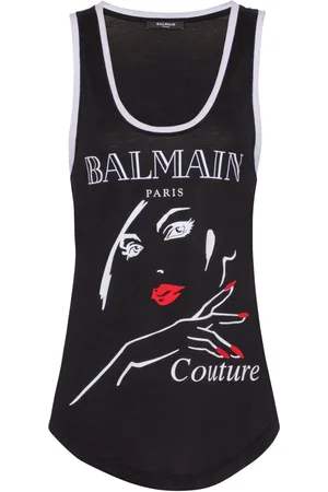 Balmain Tanktop mit grafischem Print