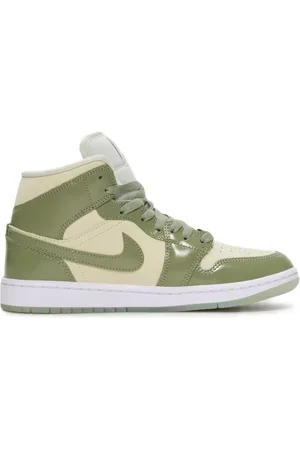 Jordan 1 Mid SE Sea Glass/Oil Green Sneakers