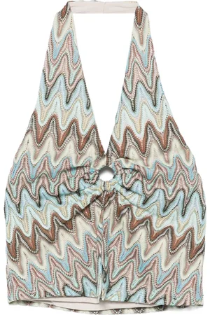 MISS GRANT Hose mit Wellenmuster
