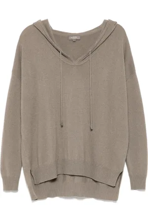 N.PEAL Maya Hoodie mit Metallbesatz