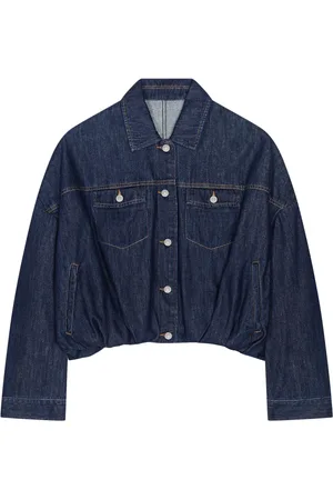 DRIES VAN NOTEN Jeansjacke mit Ballonsaum