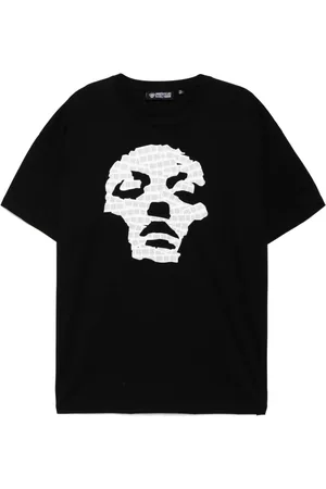 MOSTLY HEARD RARELY SEEN T-Shirt mit Barcode-Gesicht