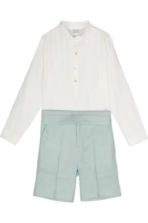 PAZ RODRIGUEZ Short-Set mit Biesendetail