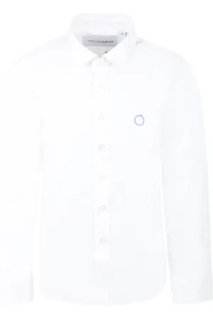 Trussardi Hemd mit Logo-Stickerei
