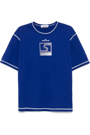Stone Island T-Shirt mit Logo-Print