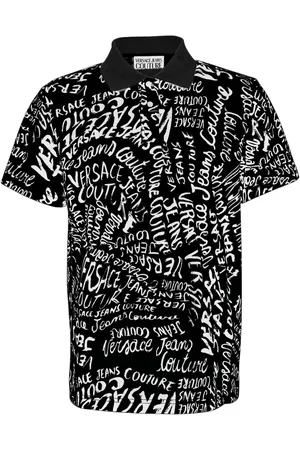 VERSACE Poloshirt mit Logo-Print