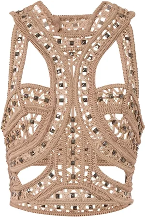 Alberta Ferretti Gewebtes Tanktop