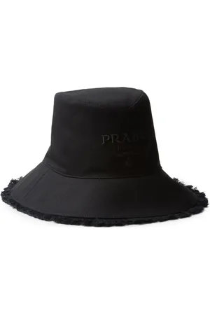 Prada Fischerhut mit Fransenborte