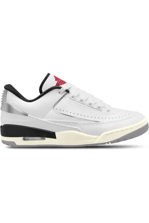 Jordan 2/3 "White/Black/Metallic Silver" Sneakers