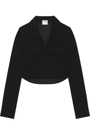 Courrèges Cropped-Hemd aus Baumwolle