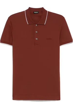 Ermenegildo Zegna Poloshirt mit Logo-Stickerei
