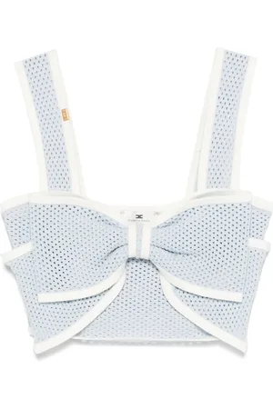 Elisabetta Franchi Cropped-Top mit Schleifendetail