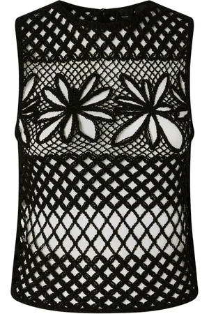 Pinko Oberteil mit Lochstrickmuster