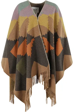 Bazar Deluxe Cape mit Intarsienmuster