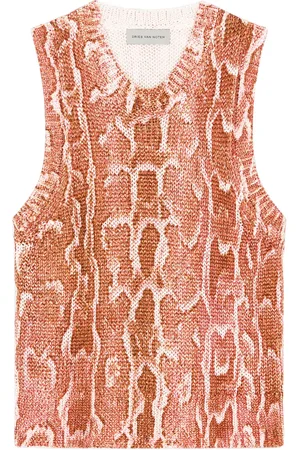DRIES VAN NOTEN Oberteil mit Schlangen-Print