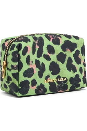Bimba y Lola Kosmetiktasche mit Leoparden-Print