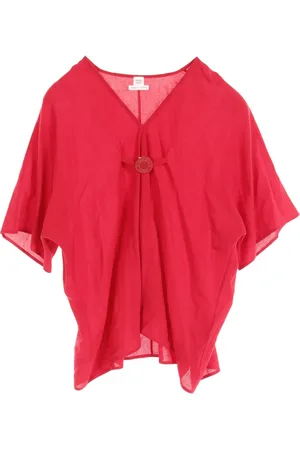 Hermès 2010s Bluse mit geprägten Knöpfen