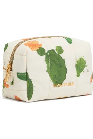 Bimba y Lola Kleine Kosmetiktasche mit Blumen-Print