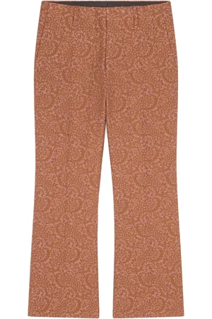 DRIES VAN NOTEN Hose mit Jacquardmuster