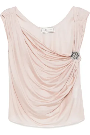 BLUMARINE Krepp-Tanktop