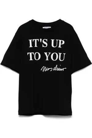 Moschino T-Shirt mit Slogan-Print