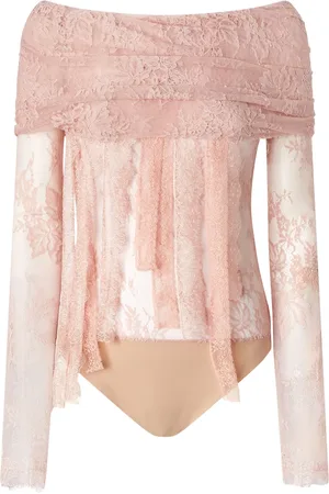 Pinko Body mit Spitzenapplikation