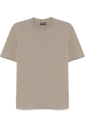 Emporio Armani T-Shirt aus Wellen-Jacquard