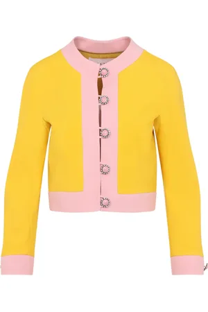 VALENTINO GARAVANI Cropped-Jacke mit Rundhalsausschnitt
