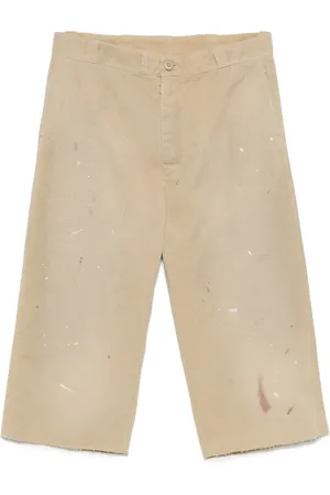 Maison Margiela Shorts mit Farbklecks-Print