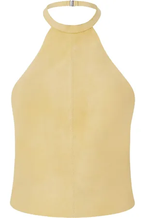 Pinko Neckholder-Top aus Wildleder