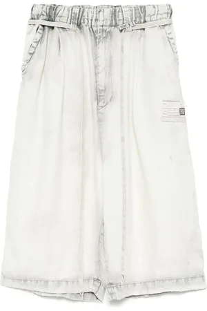 Maison Mihara Yasuhiro Weite Aged Leinenshorts