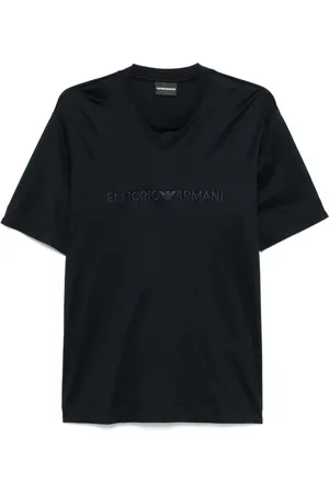 Emporio Armani T-Shirt mit Logo-Stickerei