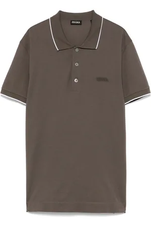 Ermenegildo Zegna Poloshirt mit Logo-Stickerei