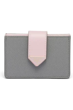 Prada Kartenetui mit Logo-Schild