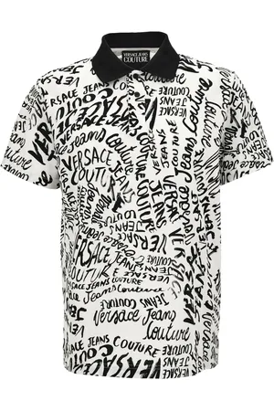 VERSACE Poloshirt mit Logo-Print