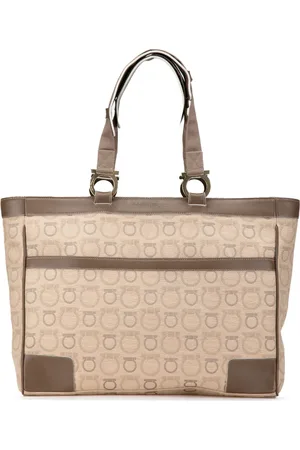 Salvatore Ferragamo 2000-2024 Gancini Tote Bag aus Canvas