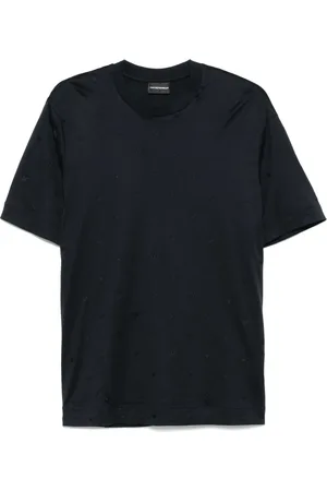 Emporio Armani T-Shirt mit Logo-Stickerei
