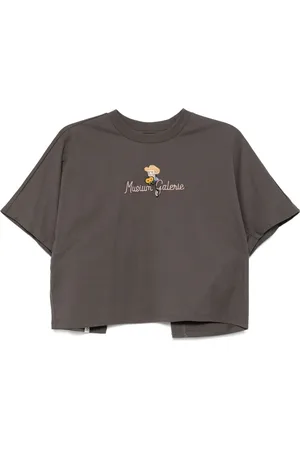 Musium Div. T-Shirt mit Perlenverzierung