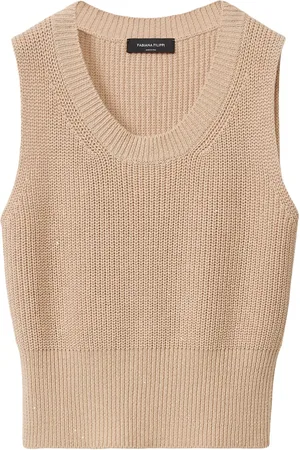Fabiana Filippi Top mit geripptem Saum