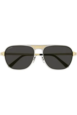Cartier Eckige Sonnenbrille