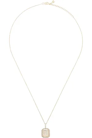 Mateo 14kt Gelbgoldhalskette mit "R"-Anhänger
