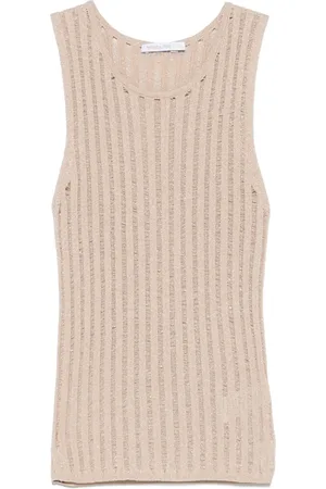 Patrizia Pepe Oberteil mit Lochstrickmuster