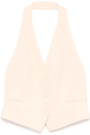 Patrizia Pepe Weste mit Neckholder-Ausschnitt